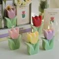 Tulip Aromatherapy Candle Wholesale Handmade Aromatherapy with Hand Gift Aromatherapy Candle Small