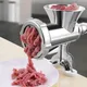 Manual Meat Grinder Silver Aluminum Alloy Powerful Home Sausage Kitchen Appliances Vegetable Chopper