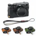 Leather Half Case Grip for FUJIFILM FUJI X100V Camera