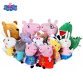 New Arrival 19cm Piggy Peppa Pig Family George Dinosaur Soft Plush Doll Plush Toy Children Birthday