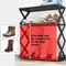 Household X-shaped shoe rack household shoe cabinet multi-functional steel assembled shoe cabinet