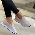 Nuove donne Sneaker Slip on Flat Casual Shoes Platform Sport scarpe da donna Outdoor Runing Ladies