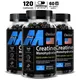 Daitea Creatine Capsules Monohydrate - Helps Enhance Strength Muscle Performance Keto Friendly 3000