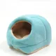 Pet Cage For Hamster Bed House Winter Warm Coral Velvet Nest Small Animals Mat House Cage Pet