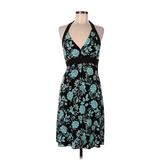 Body Central Casual Dress: Teal Brocade Dresses - Women's Size Large