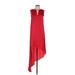 BCBGMAXAZRIA Cocktail Dress - High/Low: Red Dresses - Women's Size X-Small