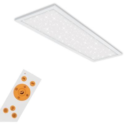 Brilo - cct led Panel ner leuchten pallas, 24 w, 2200 lm, IP20, weiß, Kunststoff-Metall, Dimmbar,