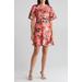 Floral Print Scuba Crepe Dress