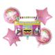 70S Radio Five Piece Set Balloon Disco Children's Birthday Decoration Aluminum Foil Skating Shoes Balloon