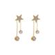 1 Pair Stud Earrings Drop Earrings For Women's Birthday Party Evening Gift Alloy Fancy Fashion Star