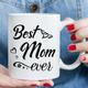 1pc Funny Mom Birthday Gifts - Best Mom Ever Novelty Mother's Day Gift Ideas from Daughter or Son Unique Christmas gifts Mug for Mom 11 oz Love Mom Mug
