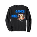 Gamer King Zocker König Konsole Zocken Videogames PC Gaming Sweatshirt