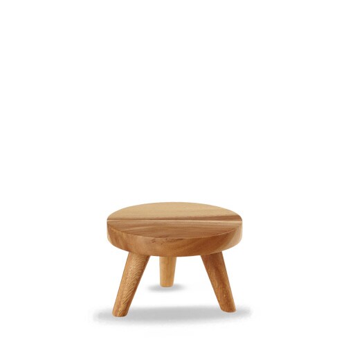 Churchill 4 x Holz-Stand rund 15cm ALCHEMY ACACIA WOOD Image