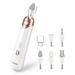 Professional Manicure Pedicure Kit Electric Nail File Set Cordless Electric Nail Drill Machine 5 Speeds Hand Foot Care Tool for Nail Grind Trim Polish(White)
