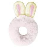 Blekii Bunnys Hair Clip / Hair Band Cute Stuffed Rabbit Ears Hair Clip Plush Bunnys Ears Ponytail Holder Hair Scrunchy for Children Girls Hair Ties Pink Clearance