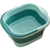 Foot SPA Bath Tub Foot Bath Basin with Foot Massager and Handle - Spa Basin for Soaking Tired Help Sleep Foot spa Suitable for Family spa Pedicure can Save Space