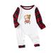 TUWABEII Holiday Deals Saving! Matching Family Sets Christmas Casual Printed Jumpsuit Romper Home Wear