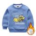 Toddler Kids Girls Sweatshirts Fall Winter Xmas Sweatshirts Thicken Long Sleeve Crewneck Pullover Warm Shirt Sweater Tops Festival Warm Tops For Child