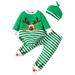 Toddler Boy Christmas Outfit Toddler Boys Girls Christmas Stripe Deer Top Pants Hat Set Outfits Clothes Boys Christmas Pajamas Size 8-10 Flannel