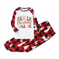 BKQCNKM Christmas Pajamas for Kids Christmas Pajamas Family Matching Outfits Christmas Parent Child Clothing Printed Leisure Pajamas Home Wear 2 Sets for Children Kids Pajamas Red 4Y(Kid)