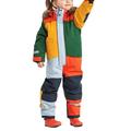 Snowsuit Children s Boys Ski Suit Thermal Ski Overall Winter Warm Snow Overall Windproof Winter Suit With Removable Hood Mud Suit Outdoor Softshell Suit Orange 150(12 Years-13 Years)