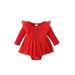 Jkerther Baby Girl Summer Fall A-line Dress Long Sleeve Dress Crew Neck Button Patchwork Tulle Dress for Casual Daily