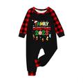 Uuszgmr Matching Family Christmas Pajamas Nightgown For Child Christmas Deer Plaid Print Long Sleeve T Shirt Top And Pants Xmas Sleepwear Holiday Family Matching Pajamas Outfit Christmas Clothes