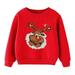 Christmas Kids Child Baby Boys Girls Letter Long Sleeve Cartoon Sweatshirt Tops Xmas Outfit Business Man for Kids