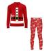 Toddler Boys Outfits Party Girls Kids Christmas Activewear Children Leggings Shirt Birthday Christmas Sets Clothes for Boys Size 7-8T