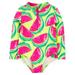 Carter s Child of Mine Toddler Girl Rashguard Swimsuit One-Piece Sizes 12M-5T