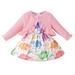 BOLUOYI Baby Girl Clothes Toddler Cardigan and Dress Girls Dinosaur Floral Print Sleeveless Tank Dress Long Sleeve 2Pcs Outfits