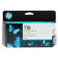 HP 738 130-ml Yellow DesignJet Ink Cartridge