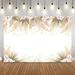 Customize Name Backdrop Pampas Grass Background for Baby Shower Floral Photo Booth Personalize DIY Baby Shower Decoration Banner