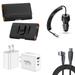 Travel Bundle for Motorola Moto G Power 5G 2024 Belt Holster Clip Carrying Pouch Case Screen Protector 40W Car Charger Power Adapter 3-Port Wall Charger USB C to USB C Cable (Black)