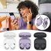 Galaxy 2 Pro Earphone Bluetooth Active Noise Cancelling Wireless Headphone HiFi Sound for Galaxy S22 Ultra Light Purple