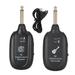 Guitar Wireless System Rechargeable UHF 730MHz 4 Channels Guitar Transmitter Receiver for Guitar Bass Violin Keyboard