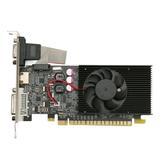 Discrete Graphics Card 64bit 1GB PCI Express 2.0 X 16 DVI VGA HD Multimedia Interface Output Fast Cooling for Desktop