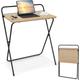 Petit Bureau Pliable 60 x 40 cm, Bureau d'Ordinateur Pliable, Support pour Tablette ou Livres,