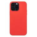 Capsul Silicone Case Compatible With Apple iPhone 14 Pro Max - Dark Apple Red