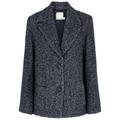 Christopher Esber Luminary Herringbone Alpaca-blend Jacket - Black - 8