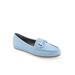 Women's Day Drive Casual Flat by Aerosoles in Dusty Blue Nubuck (Size 10 M)