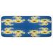 Blue 0.1" x 47" L X 19" W Kitchen Mat - East Urban Home Fractal Kitchen Mat 0.1 x 19.0 x 47.0 in/yellow, Polyester | 0.1" H X 47" L X 19" W | Wayfair