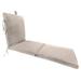 Sol 72 Outdoor™ 72" x 21" Outdoor Chaise Lounge Cushion w/ Ties & Loop Polyester | Wayfair 477955CAE870468090F319FF92CF4FE2