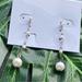 Torrid Jewelry | Dangly Pearl Chain Earrings | Color: Silver/White | Size: Os