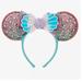 Disney Accessories | Disney Parks Little Mermaid Ears Headband | Color: Green/Purple | Size: Os