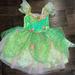 Disney Costumes | Disney Parks Tinker Bell Dress Up Costume 4 4t | Color: Green/Pink | Size: 4