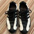 Adidas Shoes | Adidas Men’s Traxion With 3d Fit Foam White/Black Leather Golf Shoes Runs Small | Color: Black/White | Size: 9.5