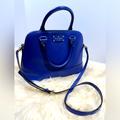 Kate Spade Bags | Authentic Kate Spade New York Grove Court Maise Satchel Yves Blue Pebble Leather | Color: Blue | Size: Os
