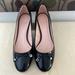 Kate Spade Shoes | Kate Spade Mid-Heel Black Patent Pumps With Cute Bow. Size 10b. | Color: Black | Size: 10
