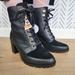 Giani Bernini Shoes | 7.5 Gianni Bernini Women Boots Keeryn Lace-Up Lug Sole Dressy Booties Black New | Color: Black | Size: 7.5